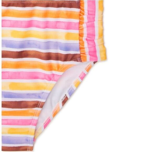 GIRLS STRIPED TANKINI Swimsuit Bathing Suit UPF 50+ 2-Pack Size 4/5 - Picture 8 of 8